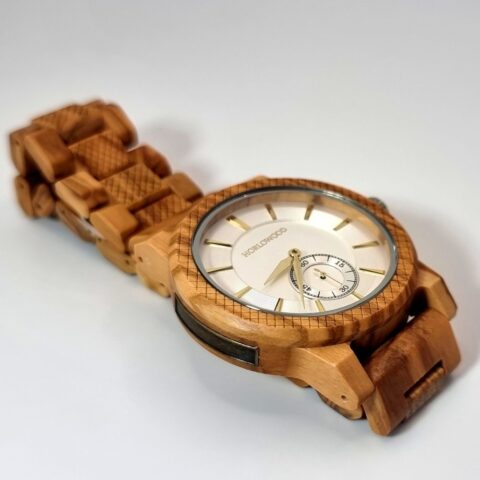 Montre pour homme en bois d'olivier