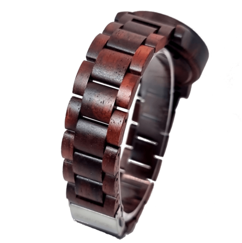 montre en bois de noyer